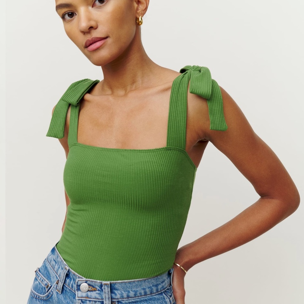 NWT Reformation Canyon Tie Strap Knit Tank